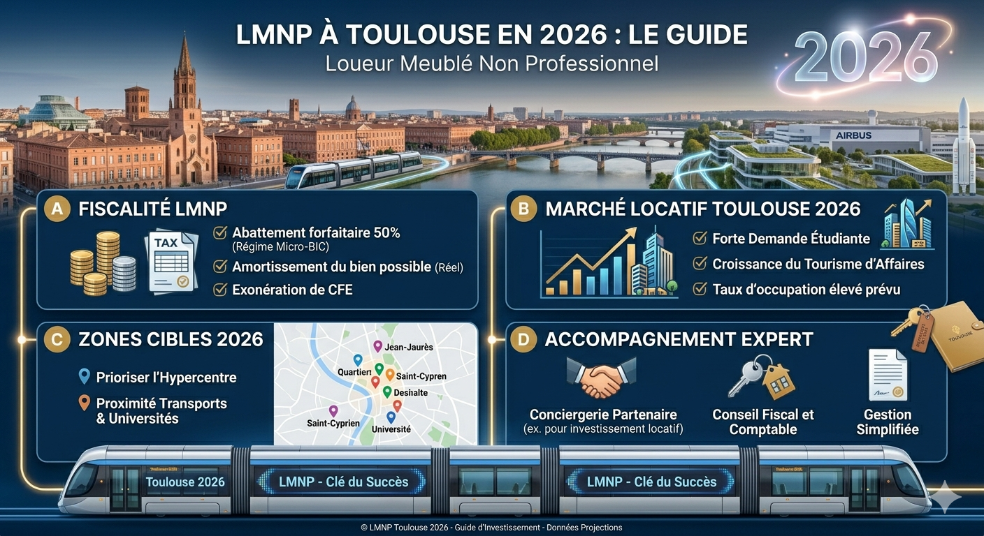 statut LMNP à Toulouse en 2026 guide complet location meublée